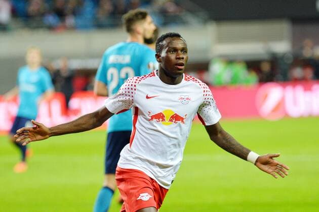 Torschuetze zum 1:0, Bruma (RB Leipzig) , RB Leipzig vs. Zenit St. Petersburg, Fussball, UEFA Europa League, 08.03.2018, Leipzig Copyright: xEIBNER BertxHarzerx EP_BHR