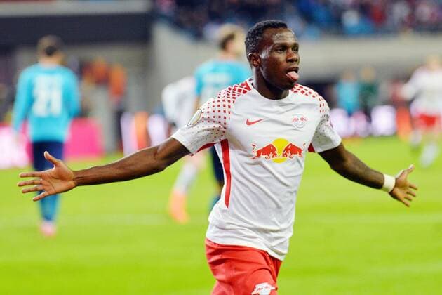 Torschuetze zum 1:0, Bruma (RB Leipzig) , RB Leipzig vs. Zenit St. Petersburg, Fussball, UEFA Europa League, 08.03.2018, Leipzig Copyright: xEIBNER BertxHarzerx EP_BHR