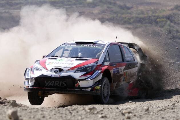The Finnish driver Jari-Matti Latvala and his co-driver Mikka Anttila, of the Toyota Gazoo Racing WRT team, participate in their Yaris WRC Motorsport Rallye WM car during the practice round of the Rally of Mexico, on the section of Llano Grande, in Leon, Guanajuato, Mexico, 08 March 2018. RALLY OF MÉXICO !ACHTUNG: NUR REDAKTIONELLE NUTZUNG!  Copyright: xMarioxCastillox MEX12 20180308-636561472995700039