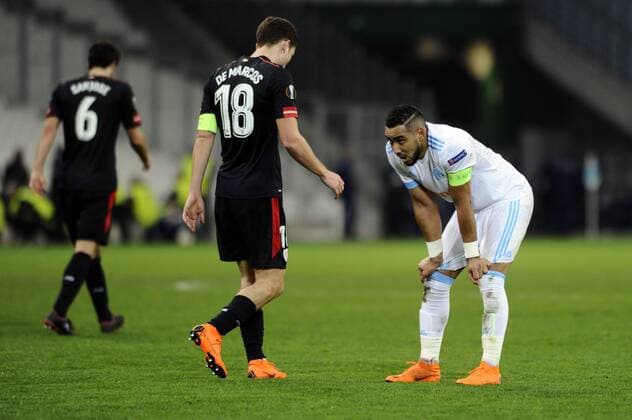 Payet (OM) FOOTBALL : Marseille vs Athletico Bilbao - Europa League - 08 03 2018 FranckPennant Panoramic 