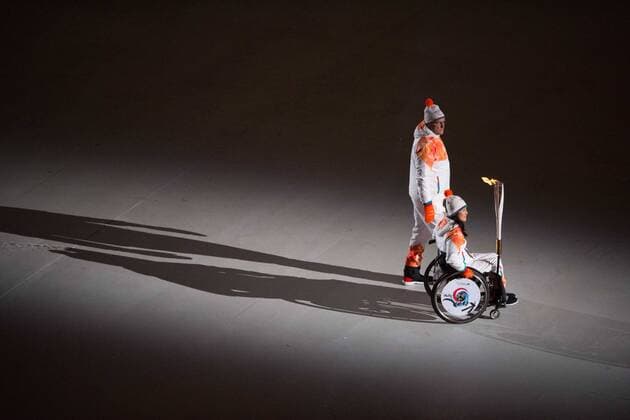 Themen der Woche - SPORT Bilder des Tages - SPORT March 9, 2018 - Pyeongchang, South Korea - Opening Ceremony for the 2018 Pyeongchang Winter Paralympic Games March 9, 2018. Paralympics PyeongChang 18: Opening Ceremony - ZUMAr157 20180309_zap_r157_015 Copyright: xMarkxReisx