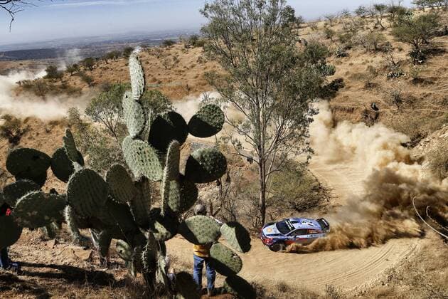 Bilder des Tages - SPORT THIERRY NEUVILLE AUTOMOBILE : Rallye du Mexique - WRC Motorsport Rallye WM - 09 03 2018 SPRESSE PANORAMIC 