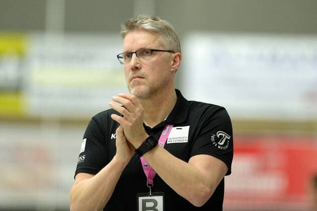 Rene Hamann-Boeriths (Trainer TuS Metzingen) -- Handball --- 1. Bundesliga Frauen --- HSG Bad Wildungen Vipers vs TuS Metzingen --- 10.03.2018, Bad Wildungen Copyright: xSippel xEibner-Pressefotox EP_rsl