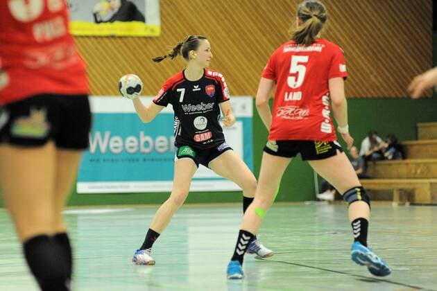 Sulamith Klein (SG H2Ku Herrenberg Kuties 7) SG H2Ku Herrenberg Kuties,Handball,Ligaspiel,10.03.2018, Foto:TBaur Eibner Herrenberg Copyright: xBaur xEibner-Pressefotox EP_Toba