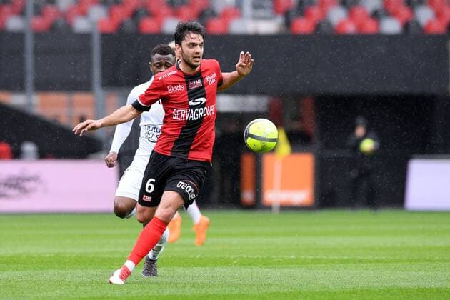 06 Clement GRENIER (gui) FOOTBALL : Guingamp vs Nice - Ligue 1 Conforama - 11 03 2018 FEP Panoramic 