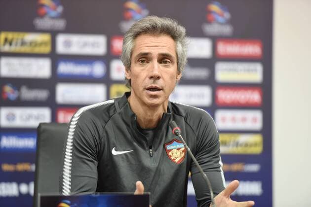 Head coach Paulo Sousa of China s Tianjin Quanjian attends a press conference PK Pressekonferenz before the Group E match against South Korea s Jeonbuk Hyundai Motors during the 2018 AFC Champions League in Tianjin, China, 13 March 2018. Tianjin Quanjian in full swing for AFC group match against Jeonbuk Hyundai Motors  20180313_85995