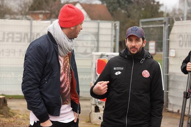 PASCAL HENS, SANDRO SCHWARZ TRAINING MAINZ 05 MAINZ 