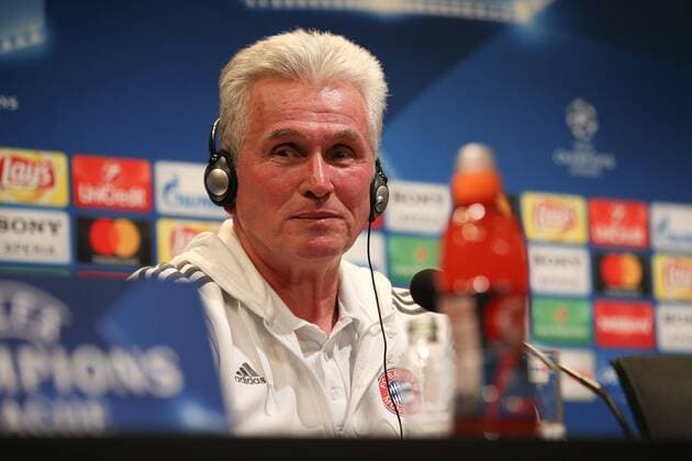 Chef-Trainer Jupp Heynckes (FC Bayern Muenchen) bei der Pressekonferenz stellt sich den Fragen der Medienvertreter, Pressekonferenz, FC Bayern Muenchen, Fussball, Achtelfinale, Champions League, 13.03.2018 Istanbul Istanbul Tuerkei