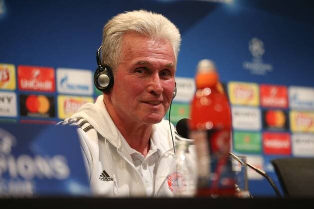 Chef-Trainer Jupp Heynckes (FC Bayern Muenchen) bei der Pressekonferenz stellt sich den Fragen der Medienvertreter, Pressekonferenz, FC Bayern Muenchen, Fussball, Achtelfinale, Champions League, 13.03.2018 Istanbul Istanbul Tuerkei