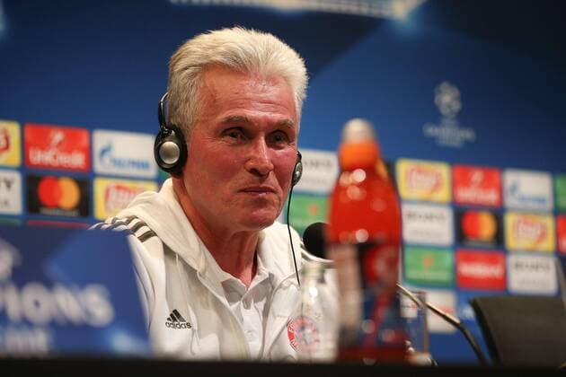 Chef-Trainer Jupp Heynckes (FC Bayern Muenchen) bei der Pressekonferenz stellt sich den Fragen der Medienvertreter, Pressekonferenz, FC Bayern Muenchen, Fussball, Achtelfinale, Champions League, 13.03.2018 Istanbul Istanbul Tuerkei