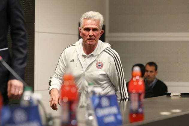 Chef-Trainer Jupp Heynckes (FC Bayern Muenchen) kommt zur Pressekonferenz, Pressekonferenz, FC Bayern Muenchen, Fussball, Achtelfinale, Champions League, 13.03.2018 Istanbul Istanbul Tuerkei