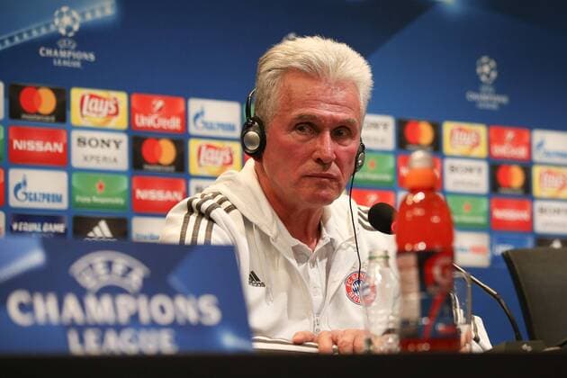 Chef-Trainer Jupp Heynckes (FC Bayern Muenchen) bei der Pressekonferenz stellt sich den Fragen der Medienvertreter, Pressekonferenz, FC Bayern Muenchen, Fussball, Achtelfinale, Champions League, 13.03.2018 Istanbul Istanbul Tuerkei