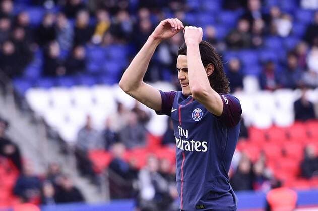 CAVANI Edinson (PSG) FOOTBALL : PSG vs Angers - Conforama Ligue1 - 14 03 2018 JBAutissier Panoramic 