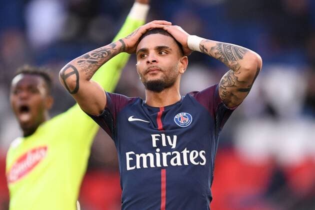 Fußball, Paris Saint Germain - Angers SCO 20 LAYVIN KURZAWA (PSG) - DECEPTION FOOTBALL : Paris SG vs Angers - Ligue 1 Conforama - 14 03 2018 AnthonyBIBARD FEP Panoramic 