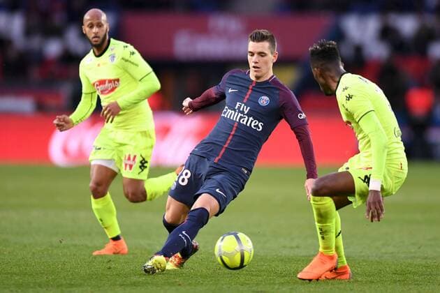 Fußball, Paris Saint Germain - Angers SCO 18 GIOVANI LO CELSO (PSG) FOOTBALL : Paris SG vs Angers - Ligue 1 Conforama - 14 03 2018 AnthonyBIBARD FEP Panoramic 