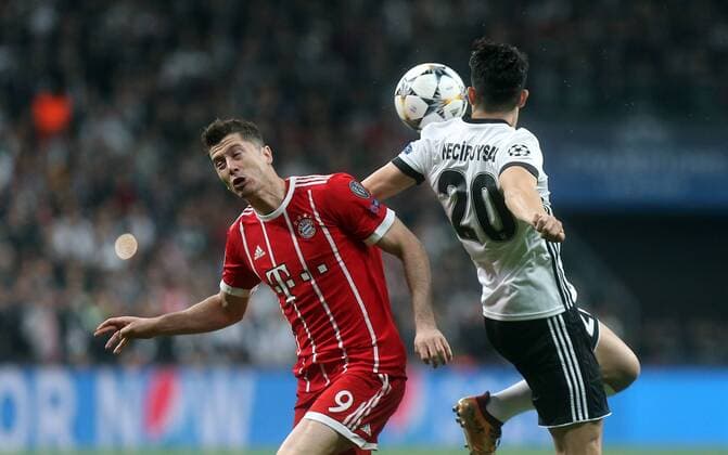 Fußball, CL, Besiktas Istanbul - Bayern München Bayern Munich™s Robert Lewandowski during Besiktas - Bayern Munich UEFA Champions League round of 16 second leg soccer match in Vodafone Arena, Istanbul, Turkey, Mar 14, 2018.  Copyright: TolgaxAdanali 15949792