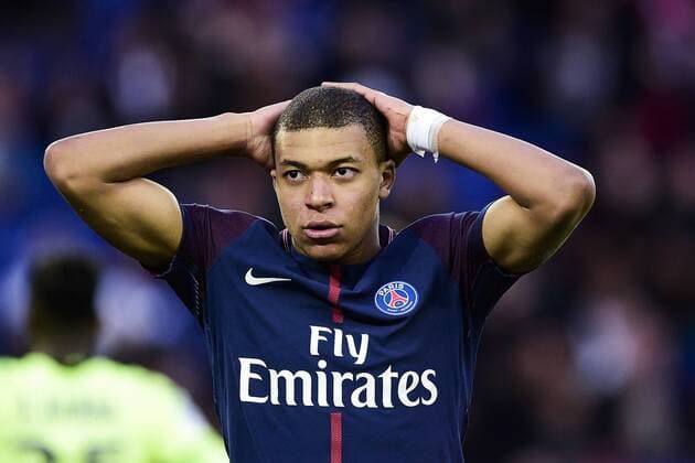 Fußball, Paris Saint Germain - Angers SCO Kylian Mbappe (PSG) FOOTBALL : PSG vs Angers - Conforama Ligue1 - 14 03 2018 JBAutissier Panoramic 