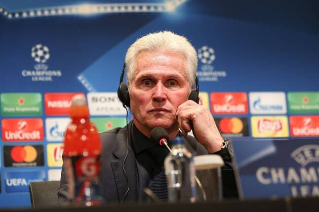 Fußball, CL, Besiktas Istanbul - Bayern München Pressekonferenz nach dem Spiel mit Chef-Trainer Jupp Heynckes (FC Bayern Muenchen), Besiktas Istanbul vs. FC Bayern Muenchen, Fussball, Achtelfinale, Champions League, 14.03.2018 Istanbul Istanbul Tuerkei