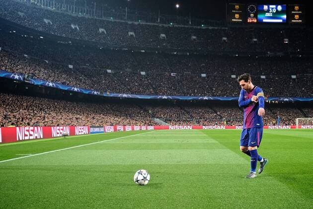 FC Barcelona Barca v Chelsea UEFA Champions League Lionel Messi of FC Barcelona during the UEFA Champions League match at Camp Nou, Barcelona Content Not Available For UK Newspapers Copyright: xKristianxKanex FIL-11502-0091