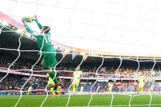 Fußball, Paris Saint Germain - Angers SCO 16 LUDOVIC BUTELLE (SCO) FOOTBALL : Paris SG vs Angers - Ligue 1 Conforama - 14 03 2018 AnthonyBIBARD FEP Panoramic 