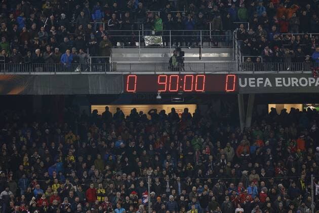 UEFA Europa League FC Salzburg vs Borussia Dortmund Fulltimestanding at the UEFA Europa League FC Salzburg vs Borussia Dortmund on March 15 2018 in Salzburg, Oesterreich,