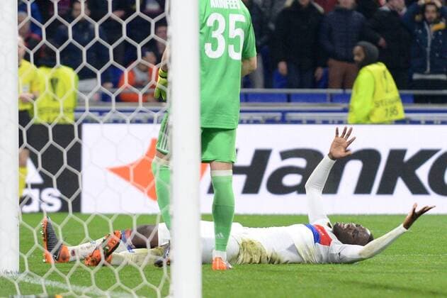 05 MOUCTAR DIAKHABY (OL) - DECEPTION FOOTBALL : Lyon vs CSKA Moscou - Ligue Europa - 15 03 2018 FEP Panoramic 