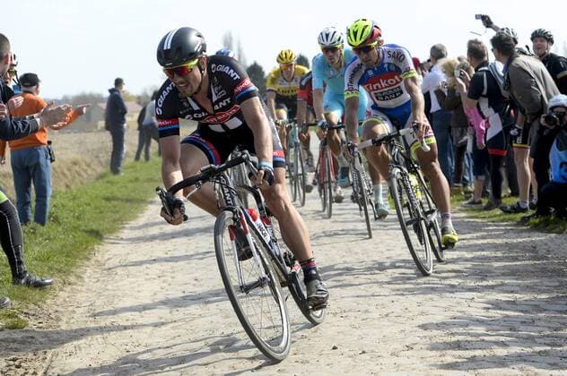 - ROUBAIX, FRANCE: German John Degenkolb of Team Giant-Alpecin pictured during the Paris-Roubaix one day cycling race, 253,5 km from Compiegne to the Velodrome in Roubaix, Sunday 12 April 2015. DIRKxWAEM  x78198246x