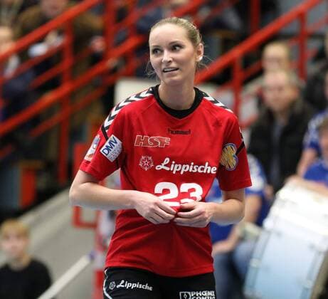 Silje Brons Petersen (HSG Blomberg-Lippe 23), HSG Blomberg-Lippe vs SG BBM Bietigheim, Handball, 1. Frauen Bundesliga, 17.03.2018, Blomberg Copyright: xStrohdiekx Eibner-Pressefotox EP_jsk