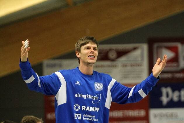 Ferdinand Michalik (Spielertrainer Neuhausen) beim Spiel TV Hochdorf vs. TV Neuhausen 1893 in der 3. Handball Liga Sued am 17.03.2018, Hochdorf-Assenheim Copyright: xEIBNER MichaelxBermelx EP_MBL