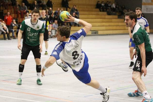 Daniel Reusch (Neuhausen) beim Wurf beim Spiel TV Hochdorf vs. TV Neuhausen 1893 in der 3. Handball Liga Sued am 17.03.2018, Hochdorf-Assenheim Copyright: xEIBNER MichaelxBermelx EP_MBL