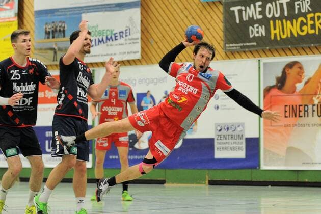 Adrian Wowra (TSG Soeflingen 10) SG H2Ku Herrenberg,Handball,Maenner,Ligaspiel,17.03.2018, Foto:TBaur Eibner Herrenberg Copyright: xEIBNER Tobias_Baurx EP_TBR