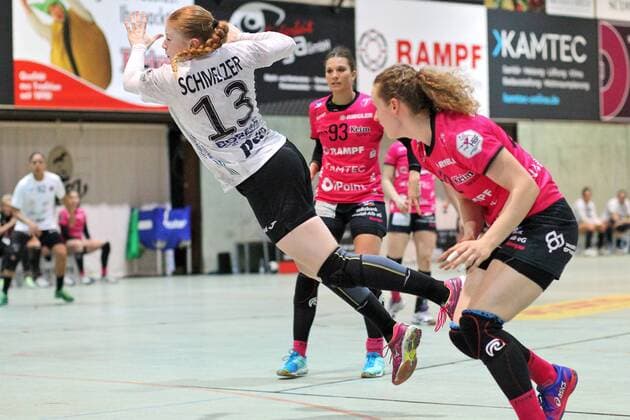13 Meike Schmelzer (Thueringer HC) Handball 1. HBF TusSies Metzingen vs. Thueringer HC 2018-03-17 Metzingen Copyright: xEIBNER SebastianxBaurx EP_SBAUR