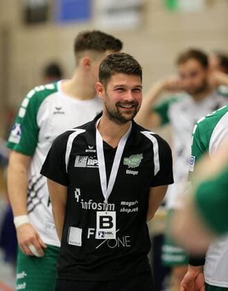 2. HBL HJSG Konstanz - DJK Rimpar Woelfe 28:32. Trainer Dr. Matthias Obinger (RIM) Konstanz Copyright: xPeterxPisax Eibner-Pressefotox EP_ppa