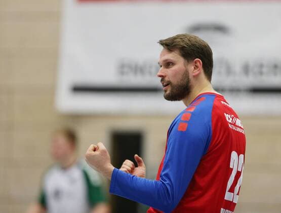 2. HBL HJSG Konstanz - DJK Rimpar Woelfe 28:32. Brustmann Max, TW RIM Konstanz Copyright: xPeterxPisax Eibner-Pressefotox EP_ppa