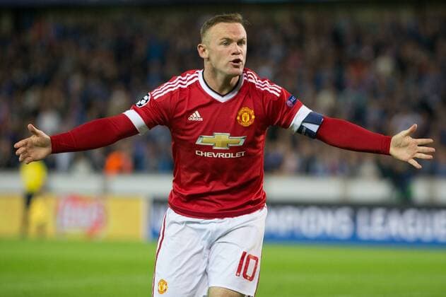 - BRUGGE, BELGIUM: Manchester s Wayne Rooney pictured during a soccer game between Belgian first league team Club Brugge KV and British club Manchester United ManU FC in Brugge, Wednesday 26 August 2015, the return game of the play-offs of the UEFA Champions League competition. Manchester United won the first leg 3-1. KURTxDESPLENTER x84638759x