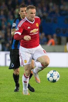 - BRUGGE, BELGIUM: Manchester s Wayne Rooney pictured in action during a soccer game between Belgian first league team Club Brugge KV and British club Manchester United ManU FC in Brugge, Wednesday 26 August 2015, the return game of the play-offs of the UEFA Champions League competition. Manchester United won the first leg 3-1. KURTxDESPLENTER x84639262x