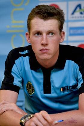 - RICHMOND, UNITED STATES: Nathan Van Hooydonck pictured during a press conference PK Pressekonferenz after a training session before the UCI Road World Cycling championships in Richmond, Virginia, The United States, Saturday 19 September 2015. DIRKxWAEM  x85468485x