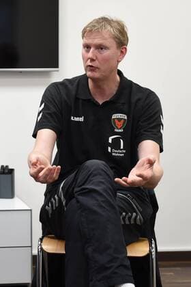 Handball, Herren, 1. Bundesliga, Saison 2017 18, Füchse Berlin, Pressegespräch, Koordinator Volker Zerbe (Füchse Berlin), 20.03.18, Copyright: xMichaelxHundtx xMatthiasxKochx