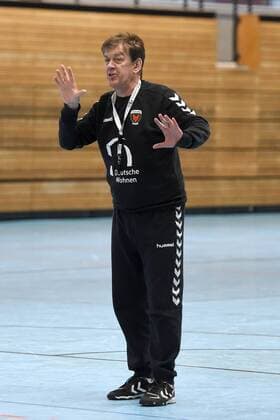 Handball, Herren, 1. Bundesliga, Saison 2017 18, Training Füchse Berlin, Cheftrainer Velimir Petkovic (Füchse Berlin), 20.03.18, Copyright: xMichaelxHundtx xMatthiasxKochx