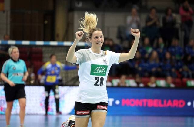 Handball Frauen DHB Deutschland - Spanien Deutschland, Stuttgart, 21.03.2018, Handball, Länderspiel, Frauen, DHB Deutschland - Spanien: Franziska Müller (Deutschland).