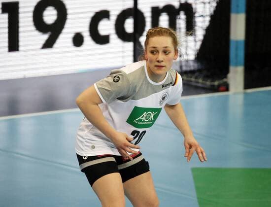 Handball Frauen DHB Deutschland - Spanien Deutschland, Stuttgart, 21.03.2018, Handball, Länderspiel, Frauen, DHB Deutschland - Spanien: Maike Schirmer (Deutschland).