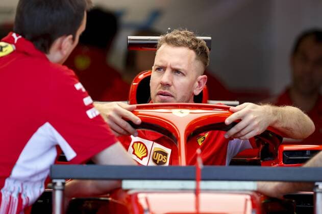 Themen der Woche - SPORT Bilder des Tages - SPORT Motorsports: FIA Formula One World Championship WM Weltmeisterschaft 2018, Melbourne, Victoria : Motorsports: Formula 1 2018 Rolex Australian Grand Prix, , 5 Sebastian Vettel (GER, Scuderia Ferrari) Melbourne Australia