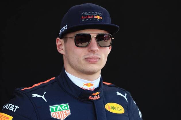 22nd March 2018, Melbourne Grand Prix Circuit, Melbourne, Australia; Melbourne Formula One Grand Prix, Arrivals and press conference PK Pressekonferenz Aston Martin Red Bull Racing TAG Heuer, Max Verstappen  ActionPlus12003743