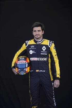 22nd March 2018, Melbourne Grand Prix Circuit, Melbourne, Australia; Melbourne Formula One Grand Prix, Arrivals and press conference PK Pressekonferenz The number 55 Renault driver Carlos Sainz Jr.  ActionPlus12003763