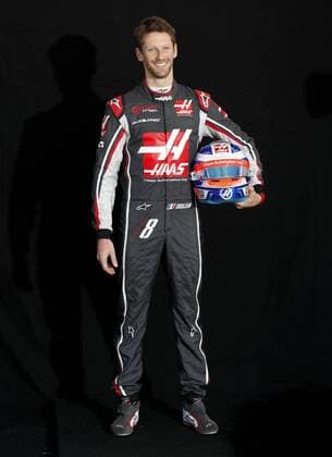 Formel 1, GP Australien, Fotoshooting Motorsports: FIA Formula One World Championship WM Weltmeisterschaft 2018, Melbourne, Victoria : Motorsports: Formula 1 2018 Rolex Australian Grand Prix, 8 Romain Grosjean (FRA, Haas F1 Team), Melbourne Australia