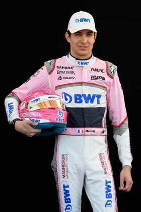 Formel 1, GP Australien, Fotoshooting March 22, 2018: Esteban Ocon (FRA) 31 from the Sahara Force India F1 team posing for his driver s portrait prior to the first race of the season at the 2018 Australian Formula One Grand Prix at Albert Park, Melbourne, Australia. Cal Media Formula One 2018: Australia - Drivers Portraits - ZUMAc04_ 20180322_zaf_c04_044 Copyright: xSydneyxLowx