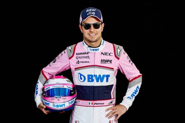 Formel 1, GP Australien, Fotoshooting Sergio Perez (Sahara Force India F1 Team), Grosser Preis von Australien 2018, Rennen, Motorsport, Formel 1, 22.03.2018, Melbourne Copyright: xEIBNER Illmannx EP_EER