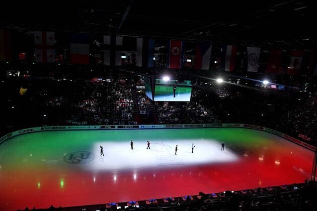 Panoramic View Men Short Program Milano 22 03 2018 Assago Forum Milano 2018 - ISU World Figure skating Eiskunstlauf Championships Foto Andrea Staccioli Insidefoto AndreaxStaccioli