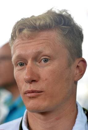 - BERGERAC, FRANCE: Alexandr Vinokurov, General Manager of Astana Pro Team pictured at the start of stage 19 of the 101st edition of the Tour de France cycling race, 208,5 km from Maubourguet Pays du Val d Adour to Bergerac, France, on Friday 25 July 2014. ERICxLALMAND  x60574295x