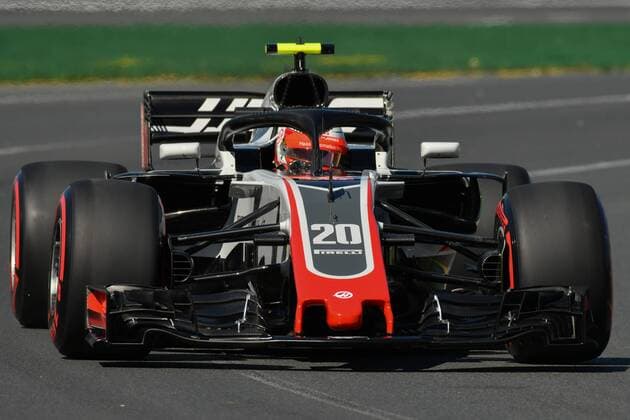 March 23, 2018: Kevin Magnussen (DEN) 20 from the Haas F1 Team during practice session one at the 2018 Australian Formula One Grand Prix at Albert Park, Melbourne, Australia. Cal Media Formula One 2018: Australia - Practice 1 - ZUMAc04_ 20180323_zaf_c04_007 Copyright: xSydneyxLowx